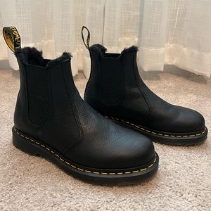 Dr. Martens Faux Fur Lined Chelsea Boot
